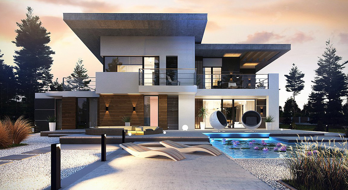 <span style="font-weight: bold;">Загородный дом на Рублевском шоссе, г. Москва</span>