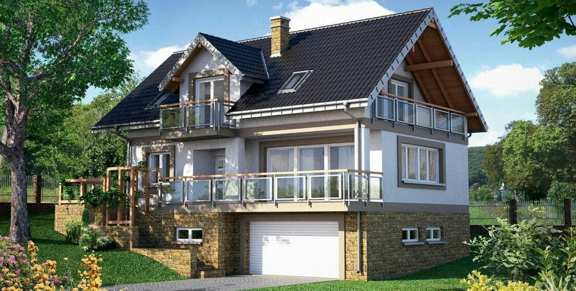 Жилой дом с мансардой в г. Севастополе